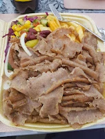 Kebap Teller Mit Salat Zwiebeln